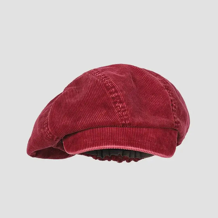 Newsboy Corduroy Cap