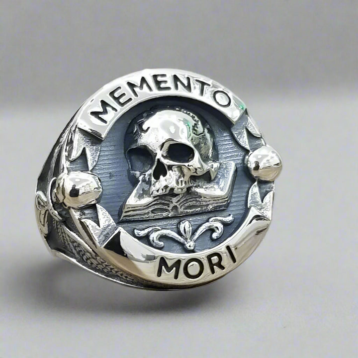 Memento Mori Signet Ring