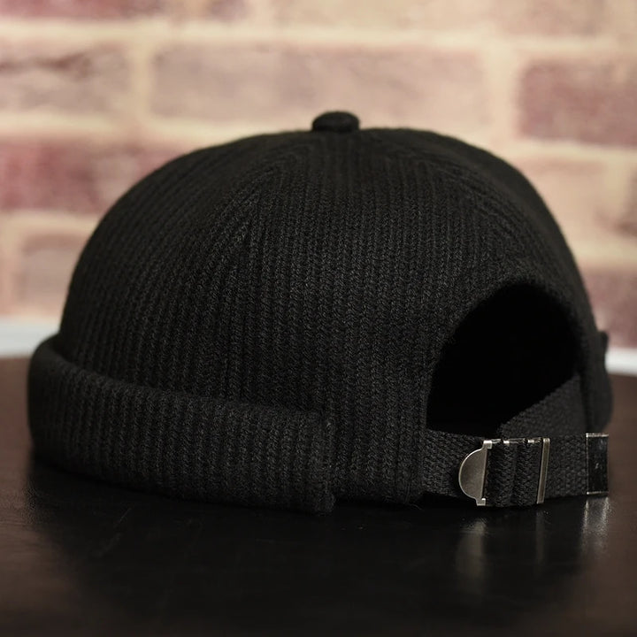 Retro Biker Brimless Winter Hat
