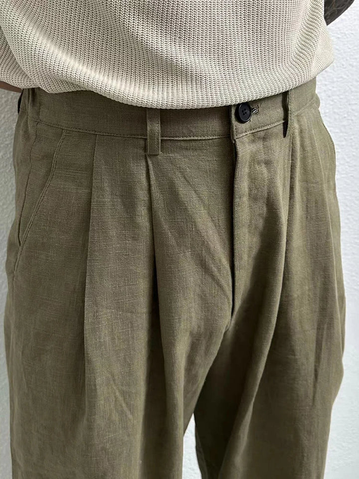 Driftcut Linen Trousers
