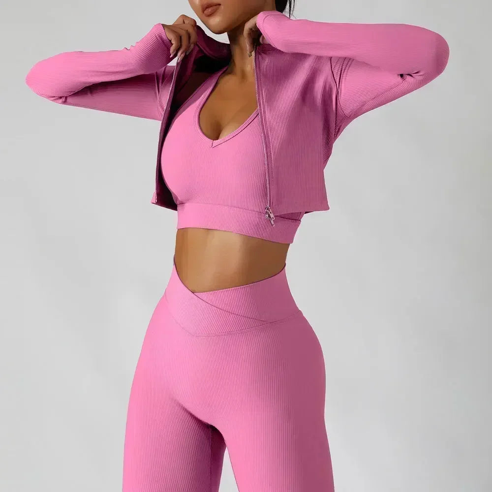 Ribbed Rhythm 3pc Set