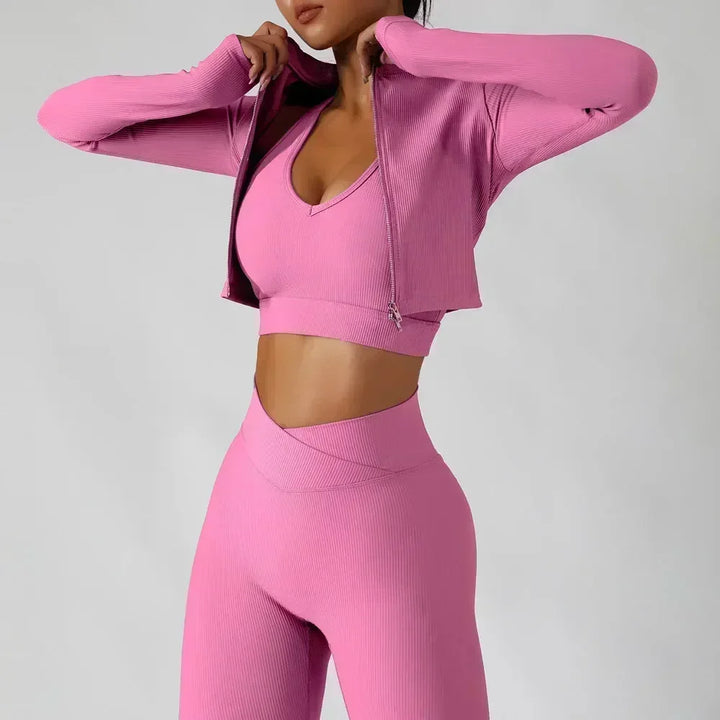 Ribbed Rhythm 3pc Set
