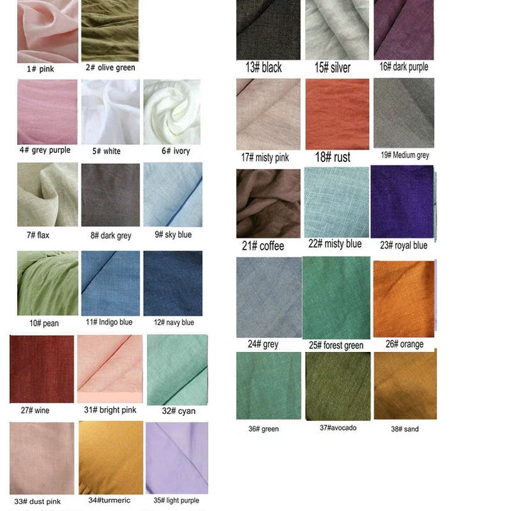Ciel Blanc 100% French Linen Sheets