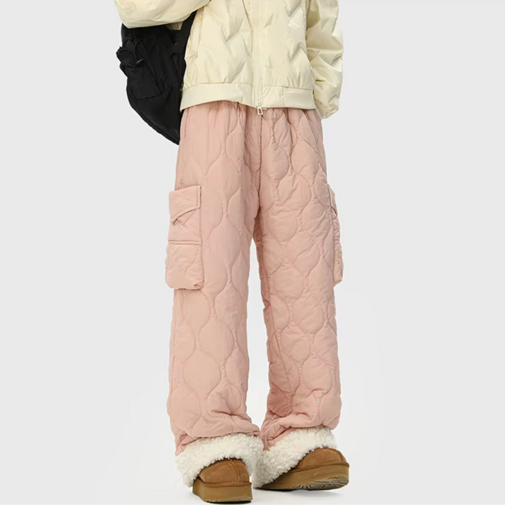 Wave Form Quilted Trousers