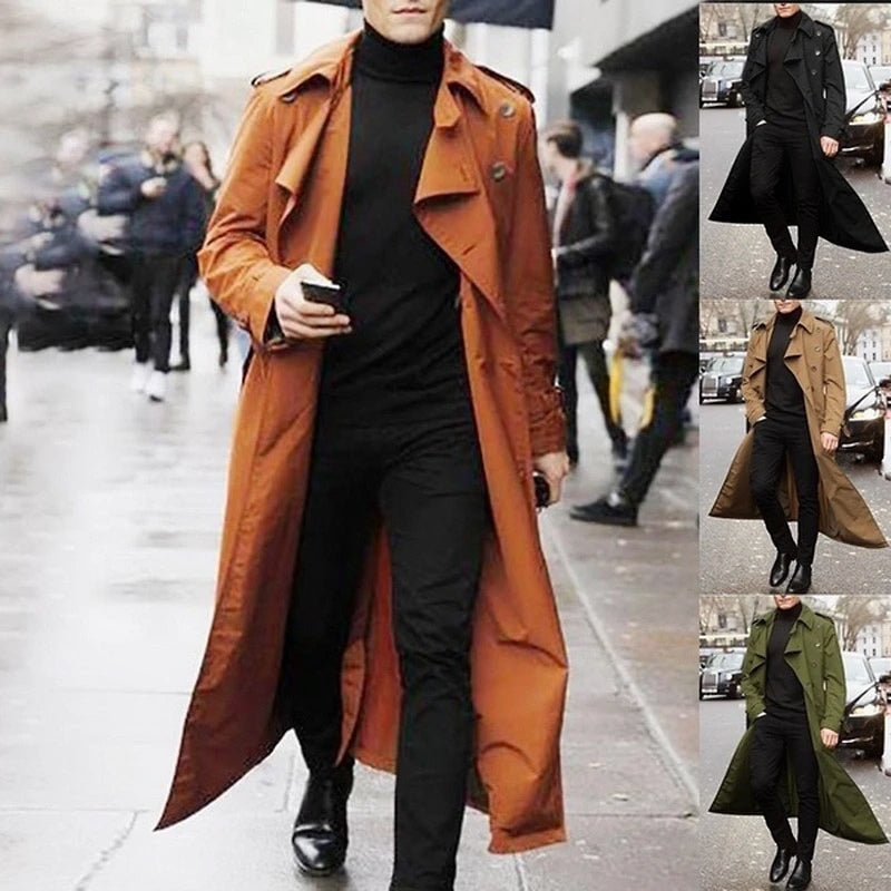 Ezio Firenze Classic Trench Coat
