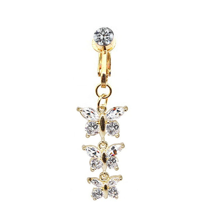Butterfly Faux Belly Piercing
