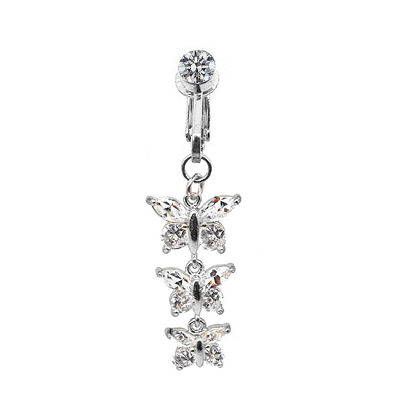 Butterfly Faux Belly Piercing