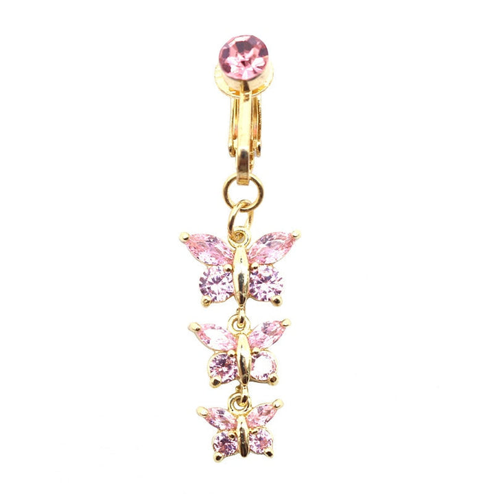 Butterfly Faux Belly Piercing